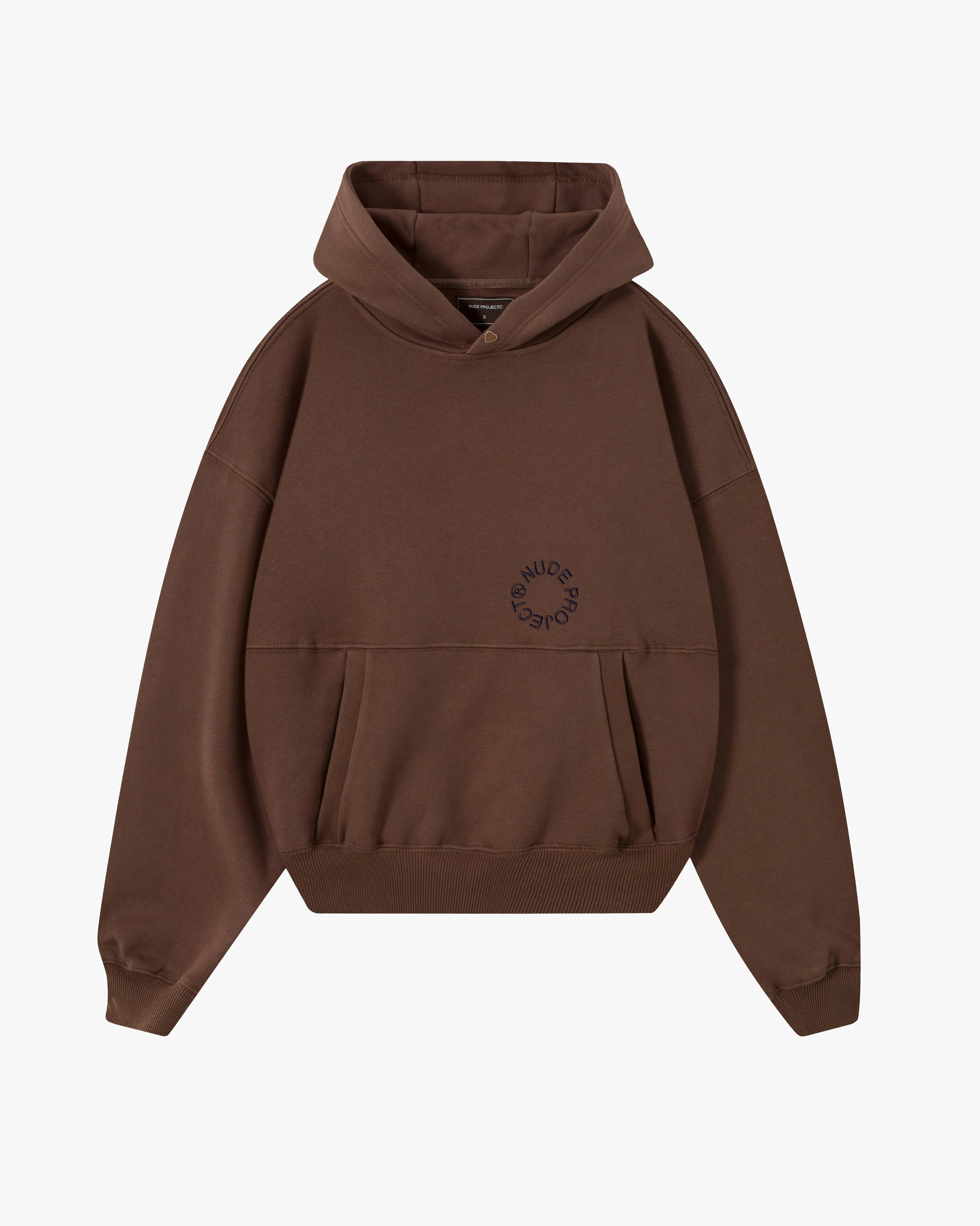 Oversized Design weekday wear Kory Boxy Hoodie Brown