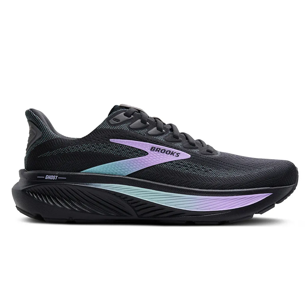daily use running shoes EverydayUse Womens Brooks Running Ghost 17 in Grey/Clearwater/Purple