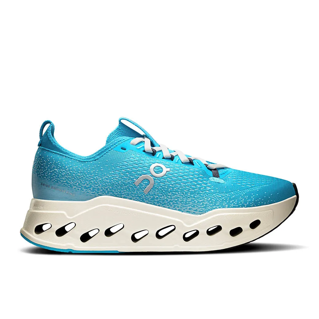 Light   Sensing Womens On Running Cloudsurfer Max in Horizon/Ivory