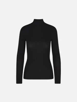 Timeless Comfort Anti Odor Technology Rib Turtleneck -- Black