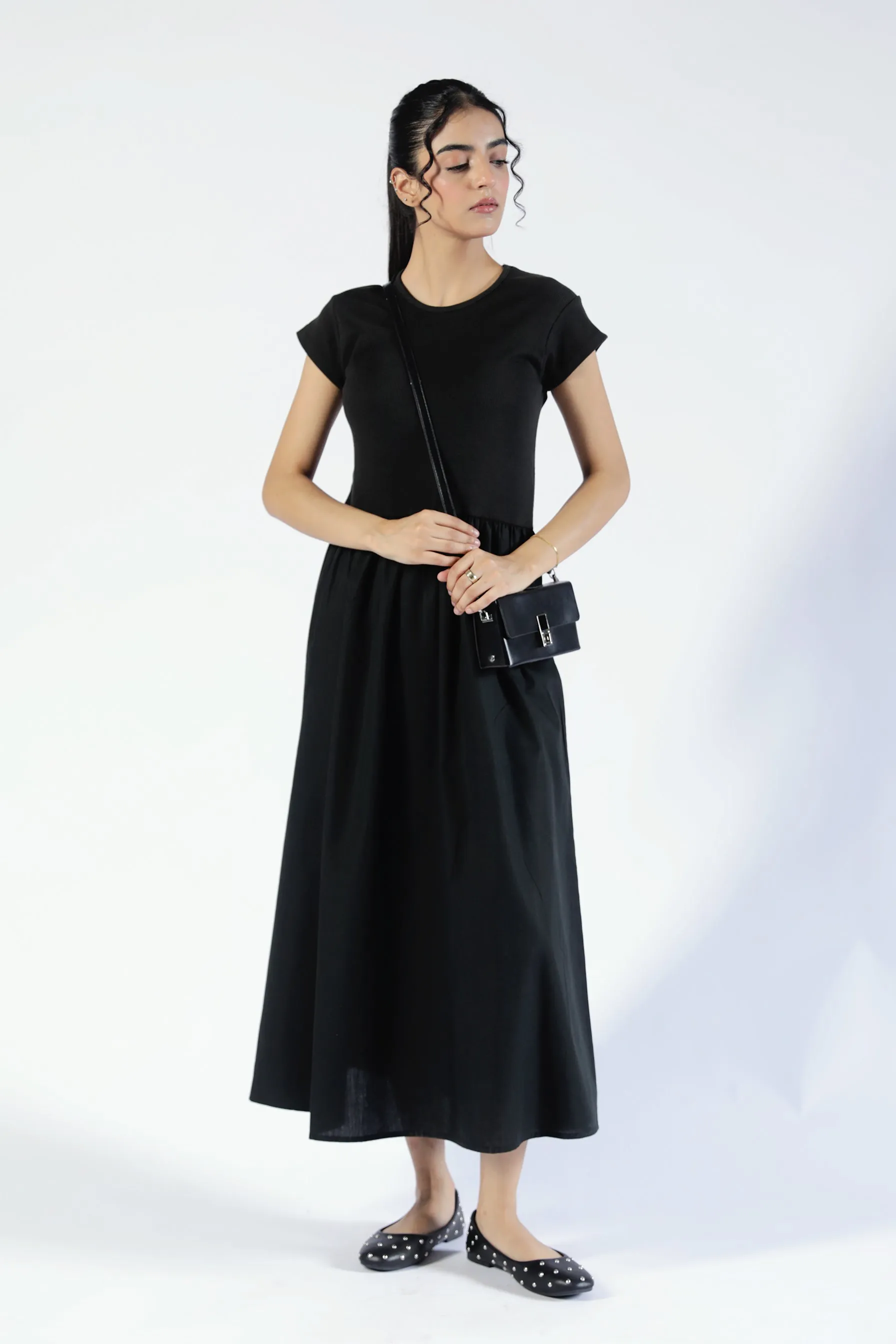 Cool Palette Relax Layers RIBBED TOP DRESS