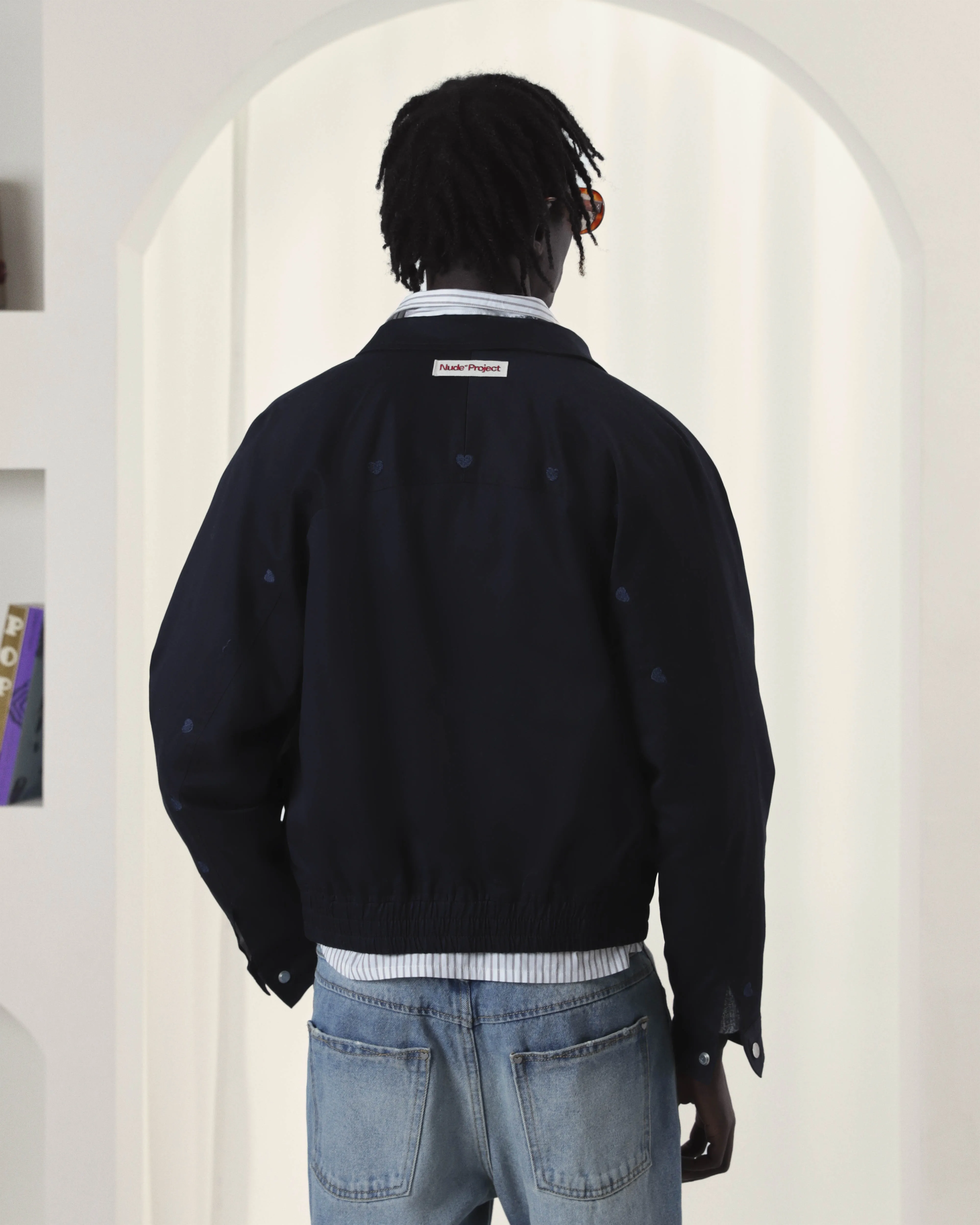 Textured Finish Snag Free Zipper Technology Flap Twill Jacket