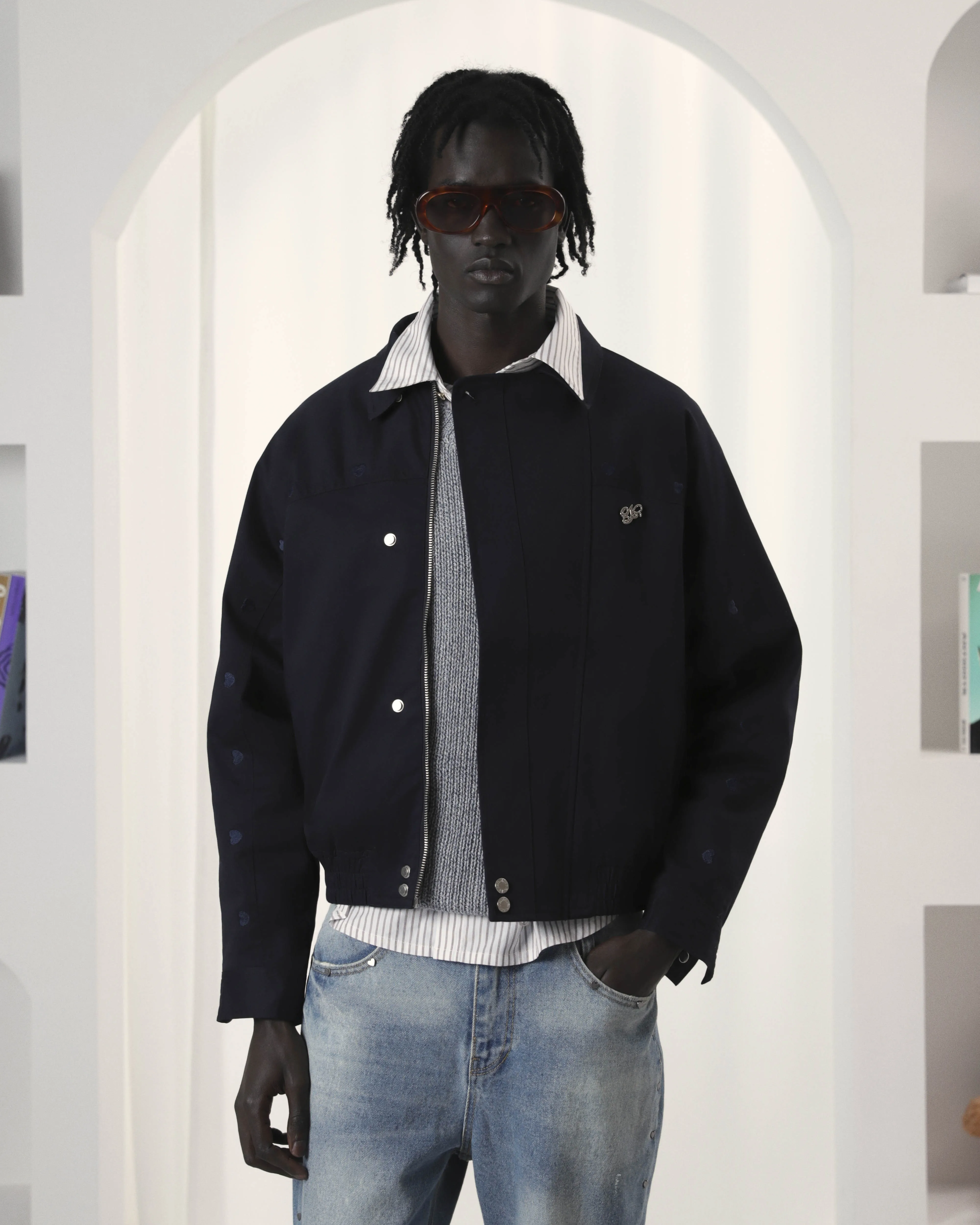 Flap Twill Jacket Mild Weather Clean Minimal Look