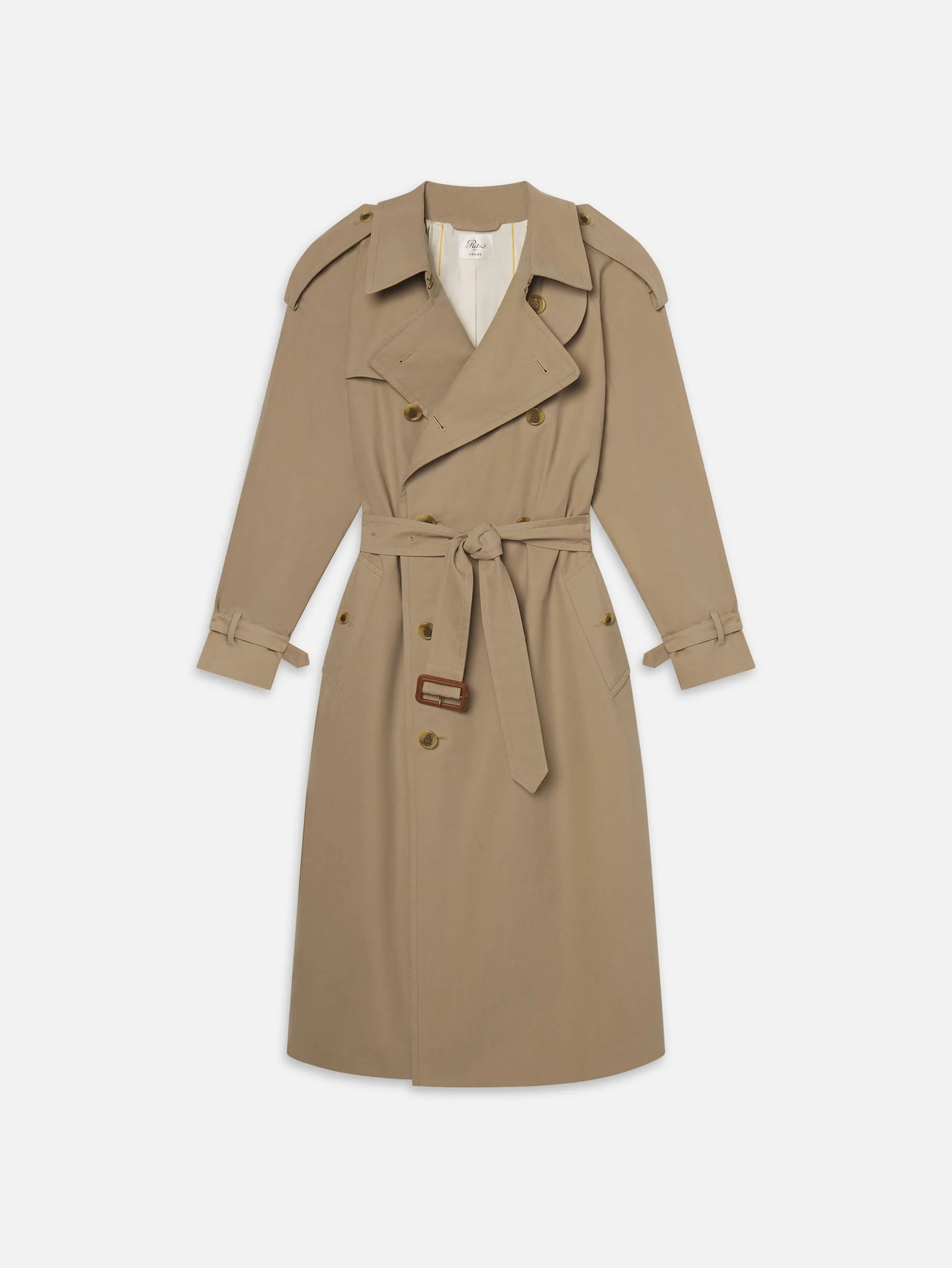 Durable Water Repellent Finish Breathable Technology Ritz Classic Trench -- Warm Taupe