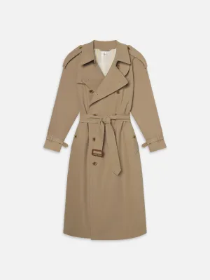 Durable Water Repellent Finish Breathable Technology Ritz Classic Trench -- Warm Taupe