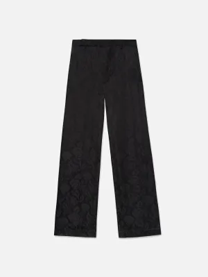 Ritz Women's Pajama Trouser -- Black Multi ReinforcedKnees Slim Fit Design