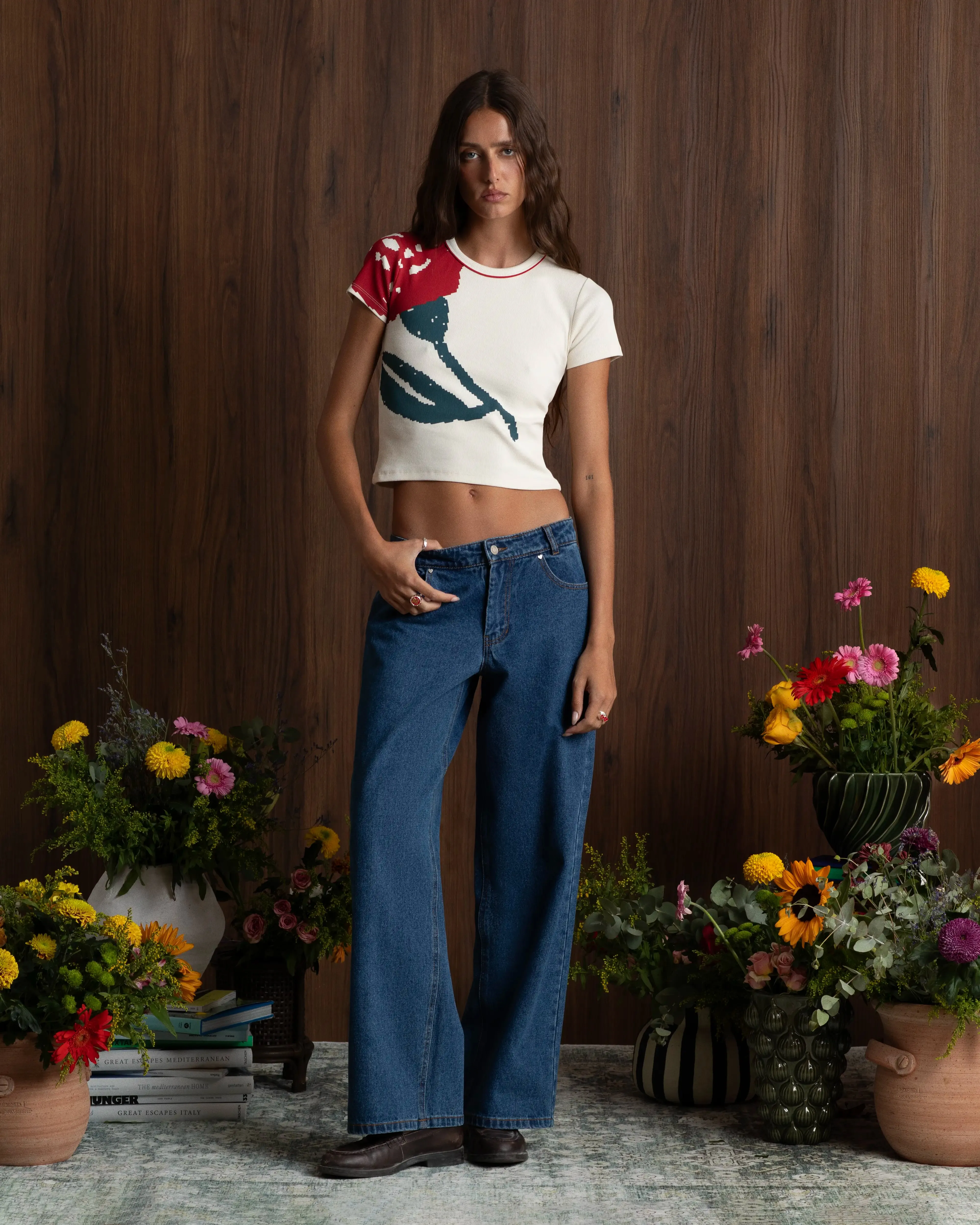 Rosa Tee OdorControl Technology NonRestrictive Cut