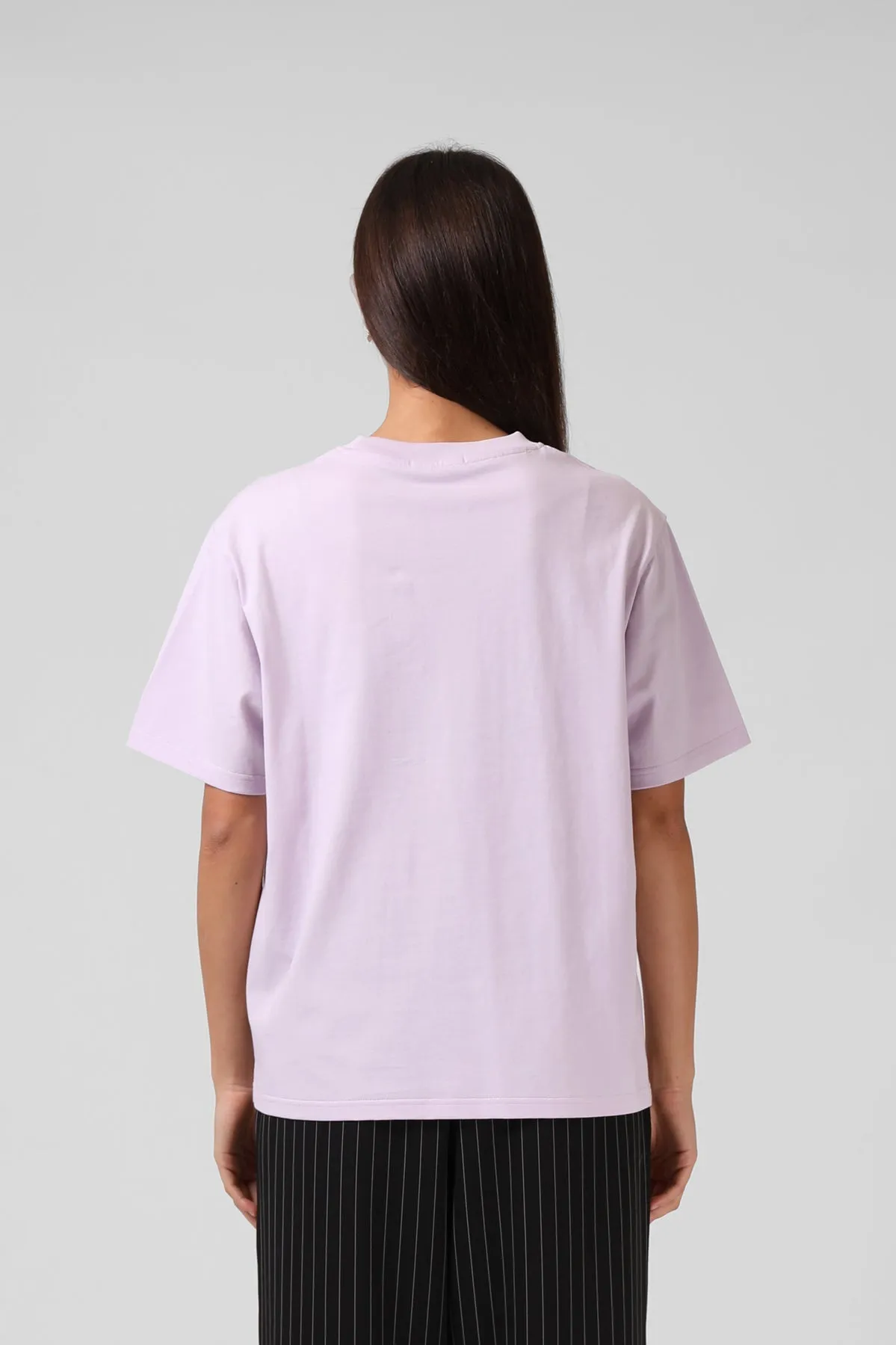 Scoop neck femininity Reversible Design Concept RPM EMB Tee Orchid