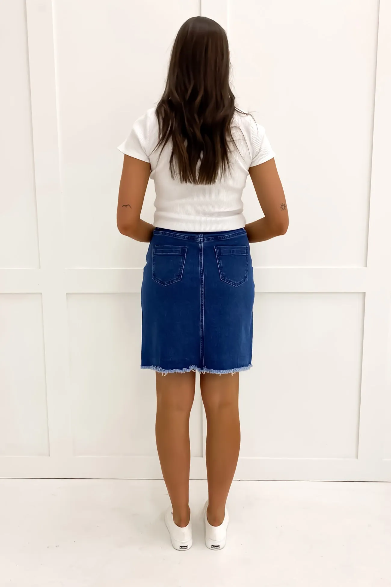 Limited Edition Family Celebration Belle Skirt Mid Blue