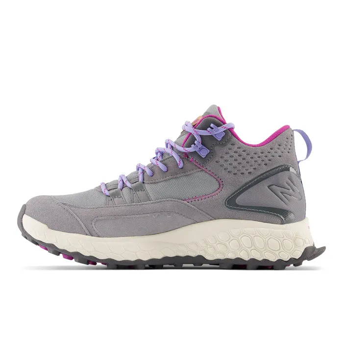 morning running Anti Collision Toe Cap Womens New Balance Fresh Foam Hierro Mid in Steel/Castlerock/Magenta