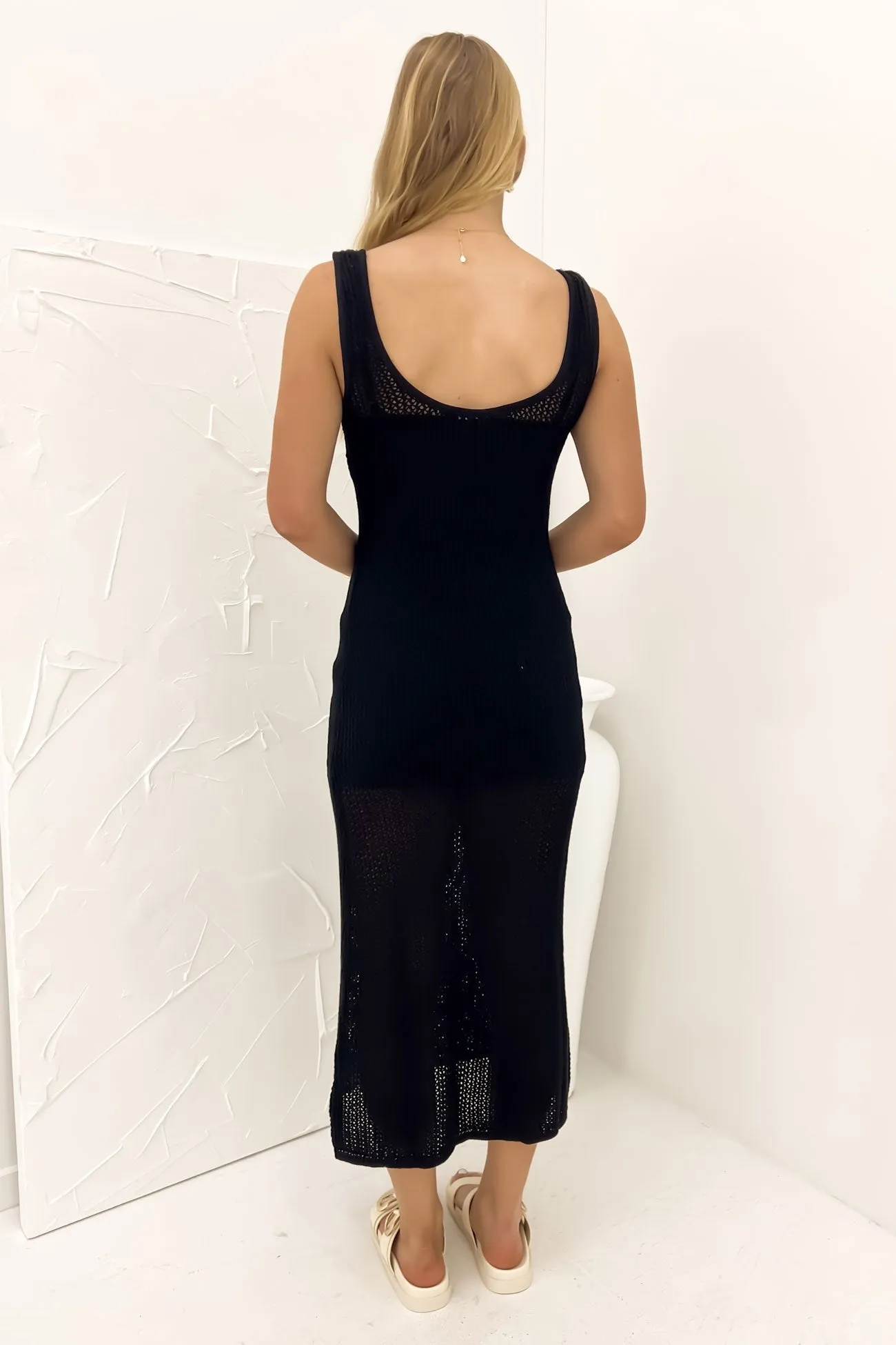 Delicate Details Sadie Maxi Dress Black