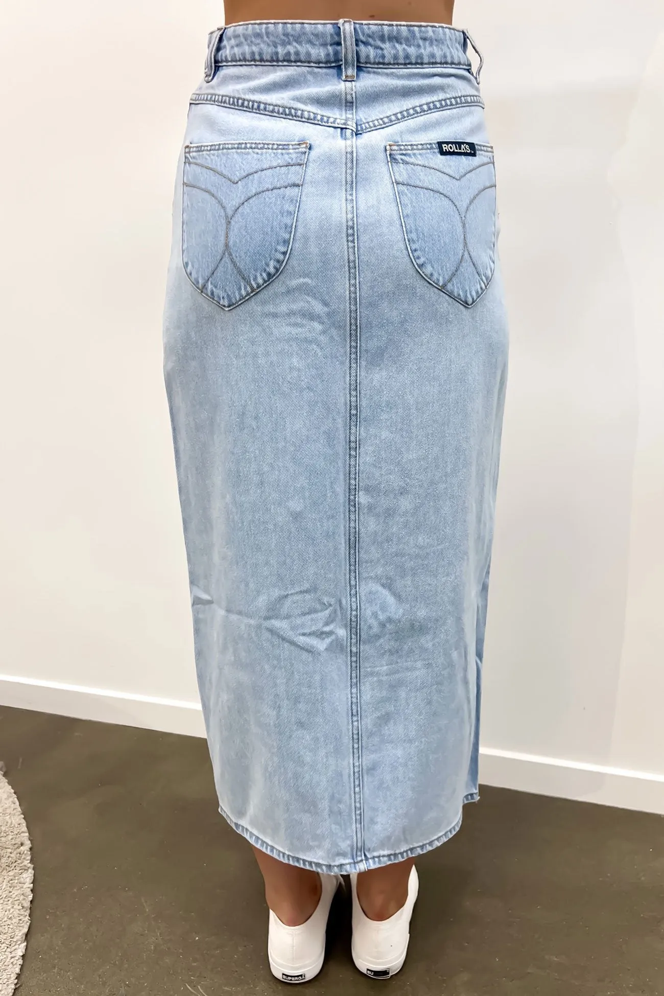 Sailor Skirt Light Vintage Blue Neat Style