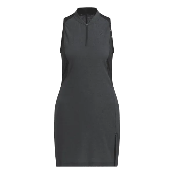 Adidas Ultimate365 Tour Sleeveless Golf Dress - Black Trendy Waist