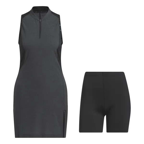 Classic Layers Adidas Ultimate365 Tour Sleeveless Golf Dress - Black