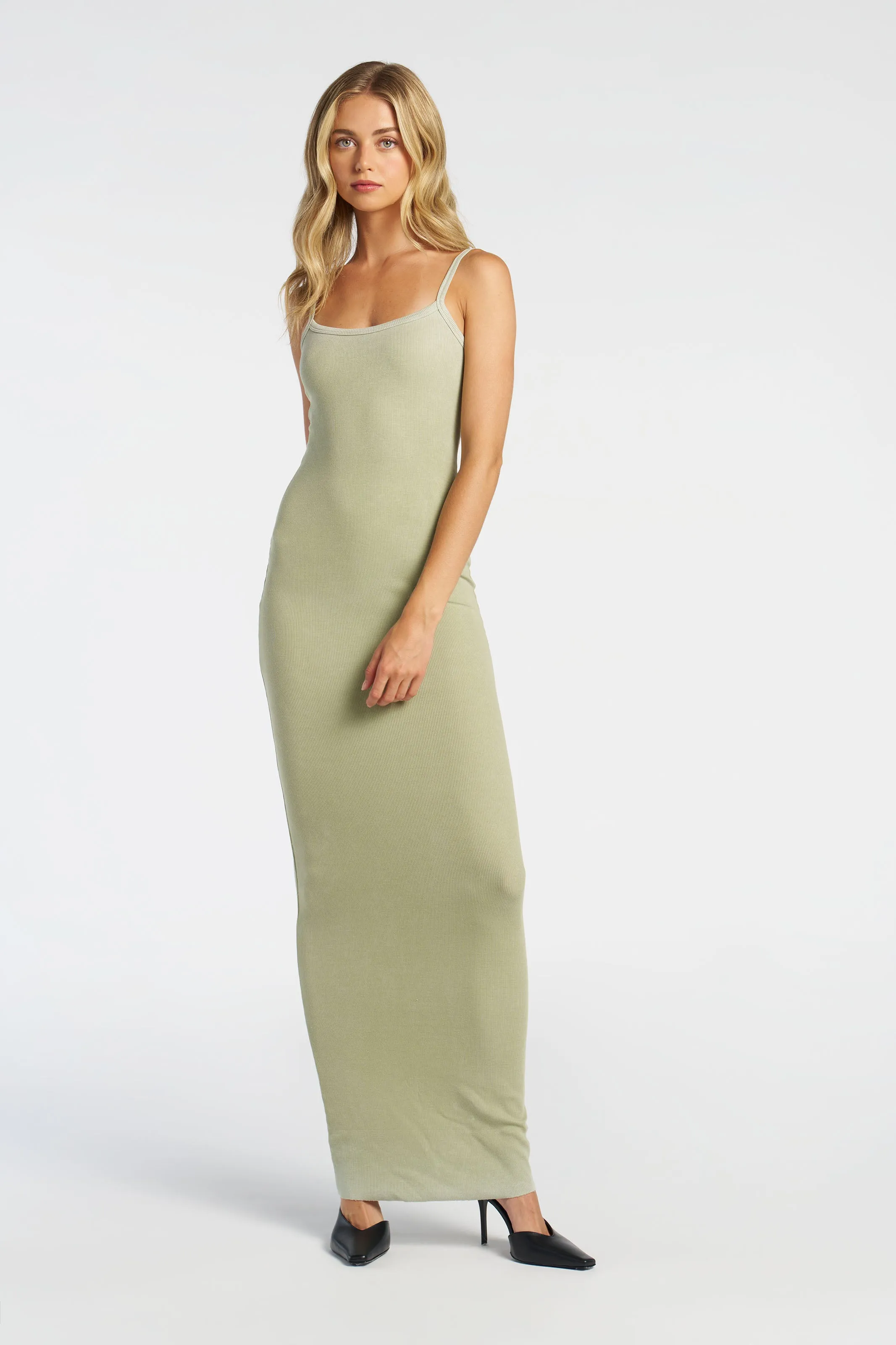 Verona Spaghetti Maxi Dress Fall Fashion Refined Form