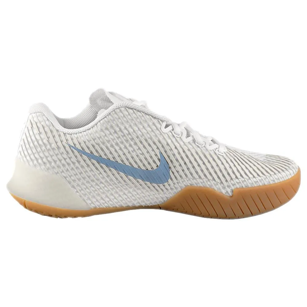 Nike Women's Air Zoom Vapor 11 - White/Light Blue EVA Foam Construction Tear Resistant Lacing