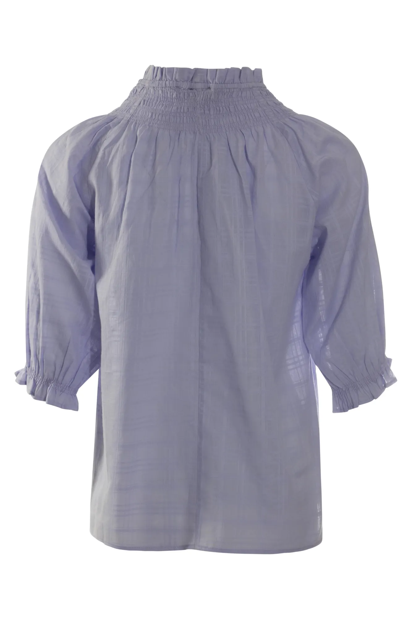 Self stripe 100% Cotton Top | LILAC | 6102AR clean design Functional Jacket