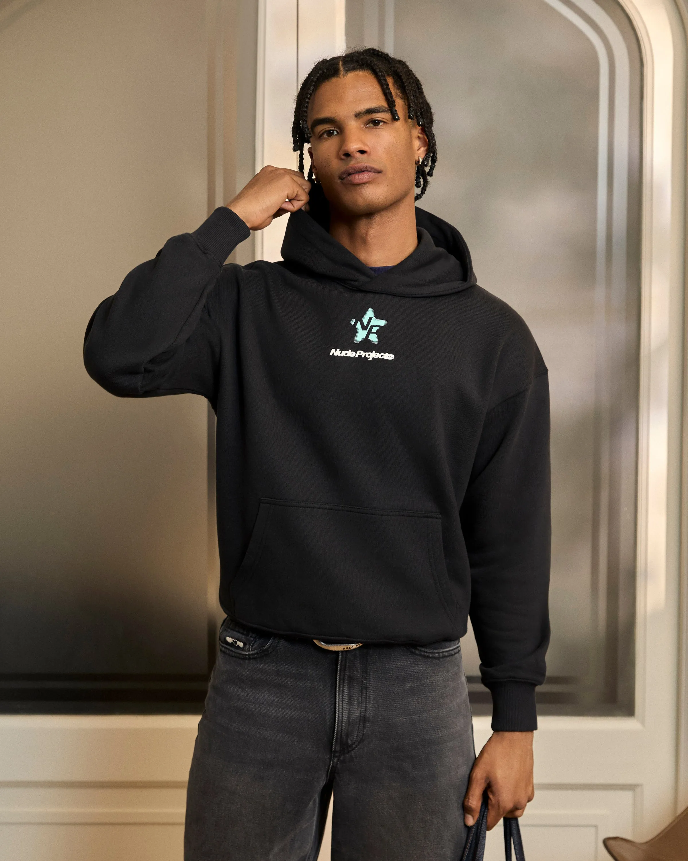 Home friendly Seoul Hoodie Ash