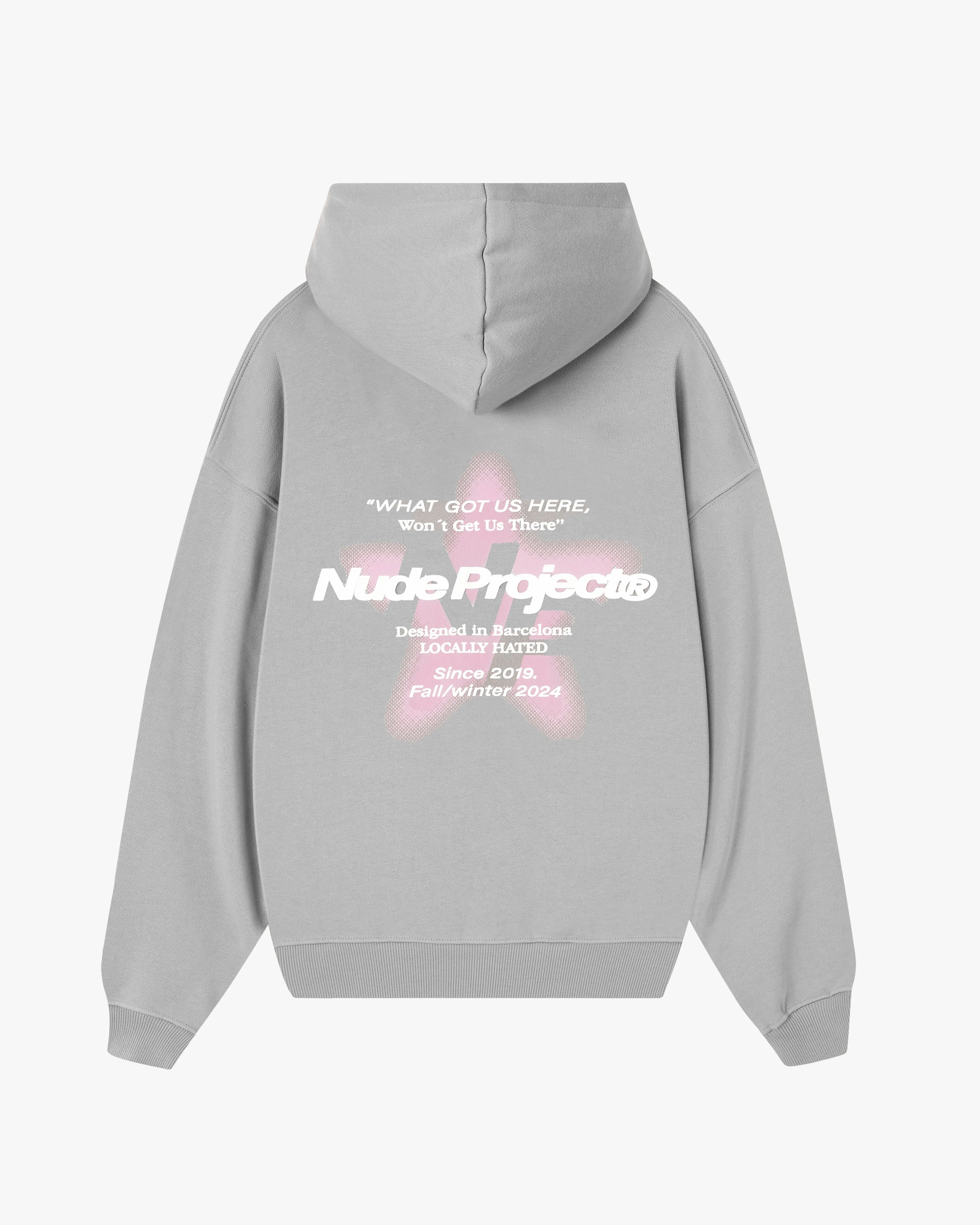 Seoul Hoodie Light Grey Checkered Fresh Active