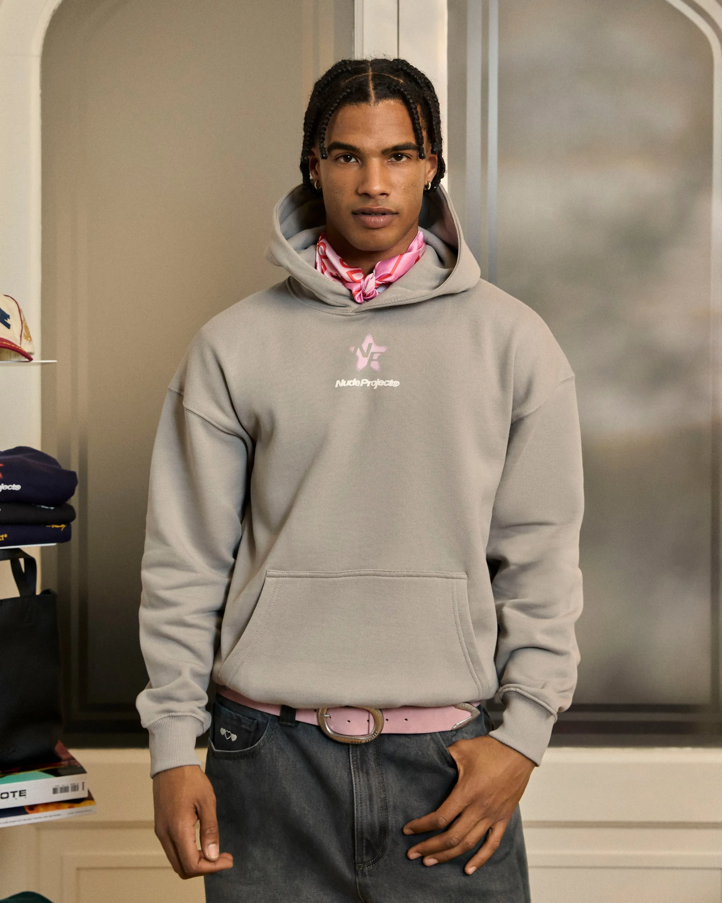 Comfortable Hoodie Cozy Everyday Seoul Hoodie Light Grey