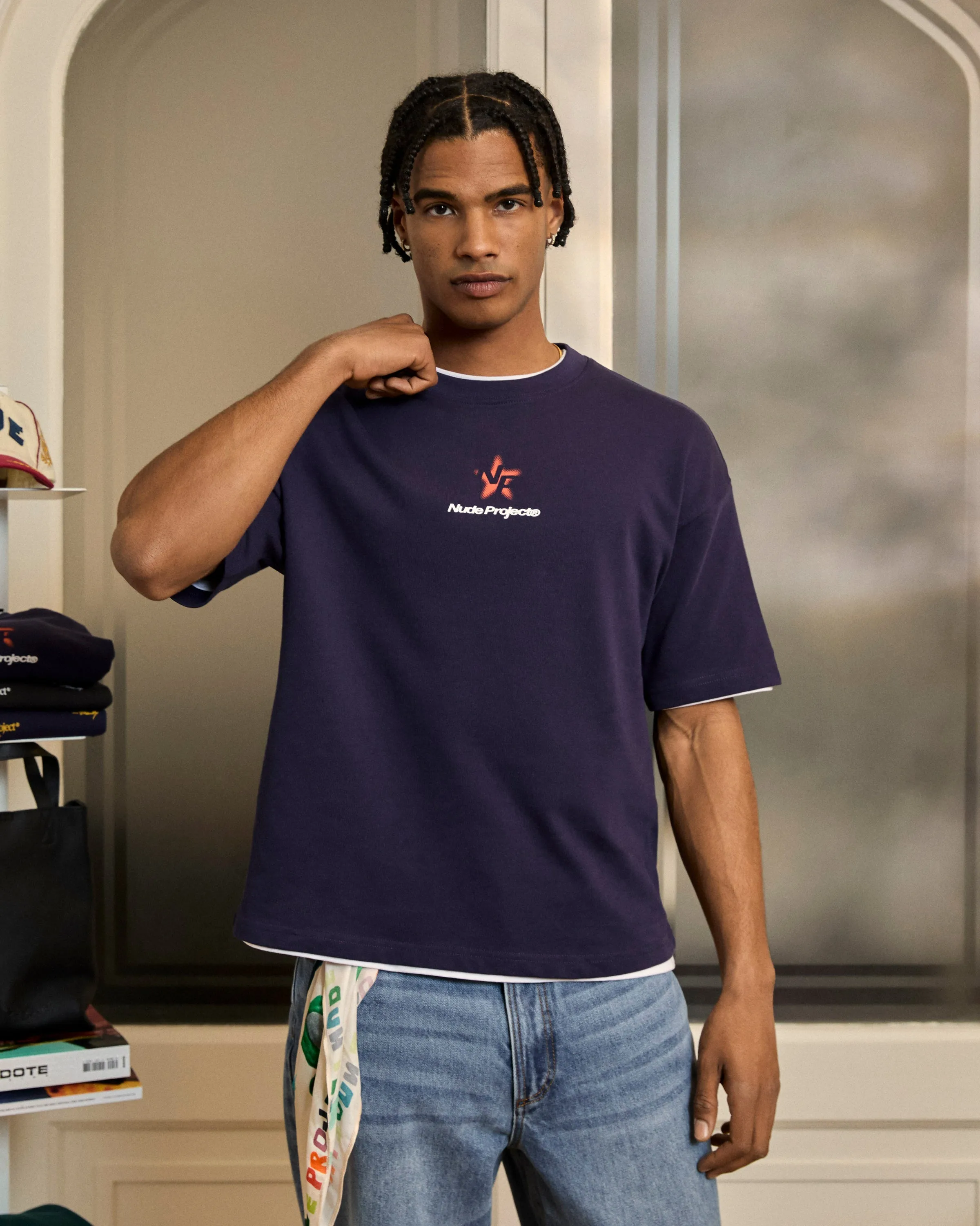 MoistureWicking Technology Seoul Tee Navy