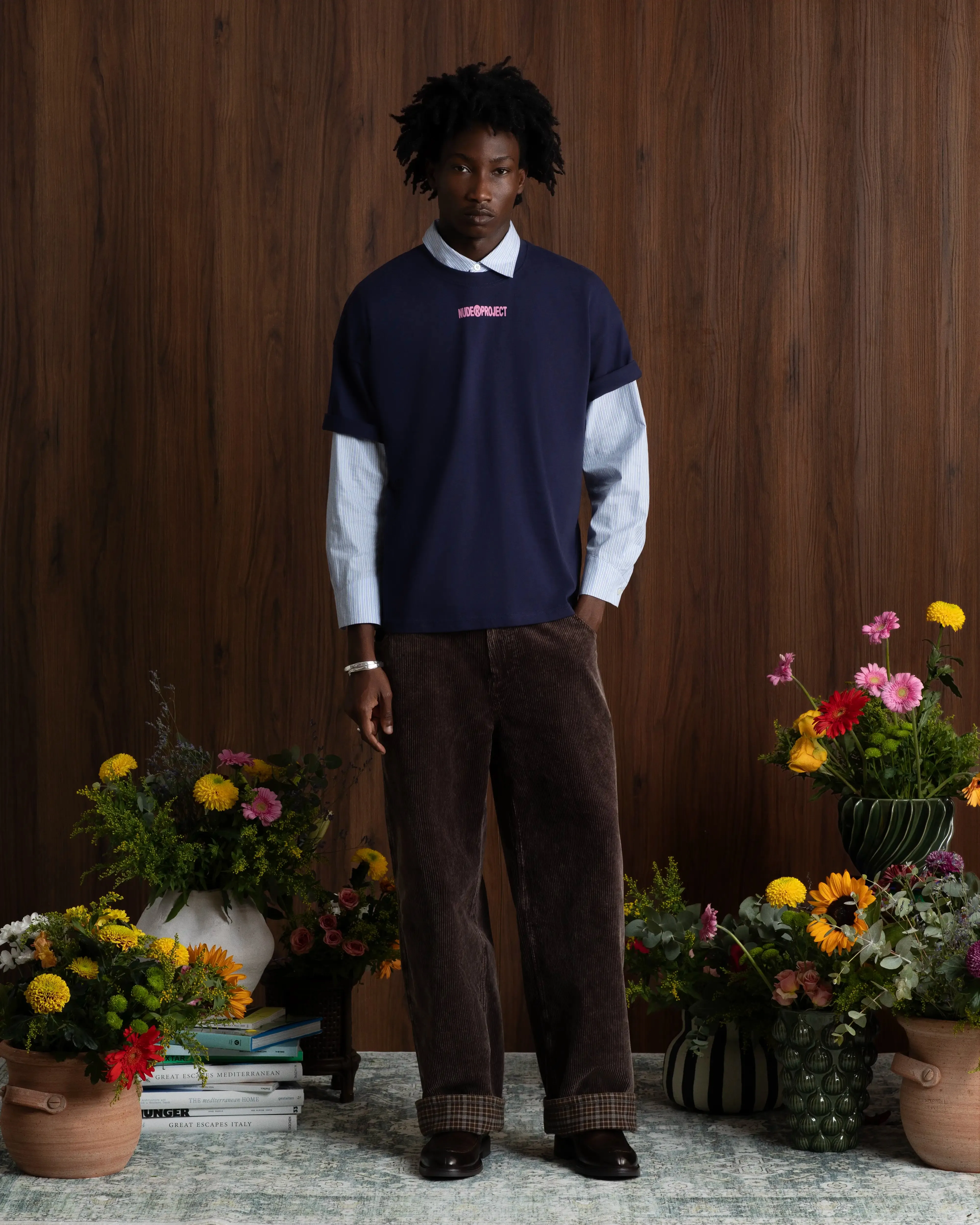 Lightweight Layering Trendy Boots Cassanova Tee Navy