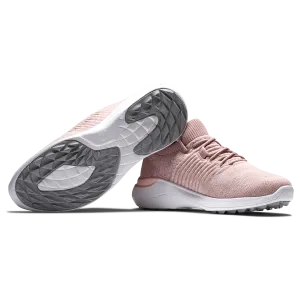 Rebound Feel Impact Step FootJoy Women's Flex XP Golf Shoes- Pink- Previous Season