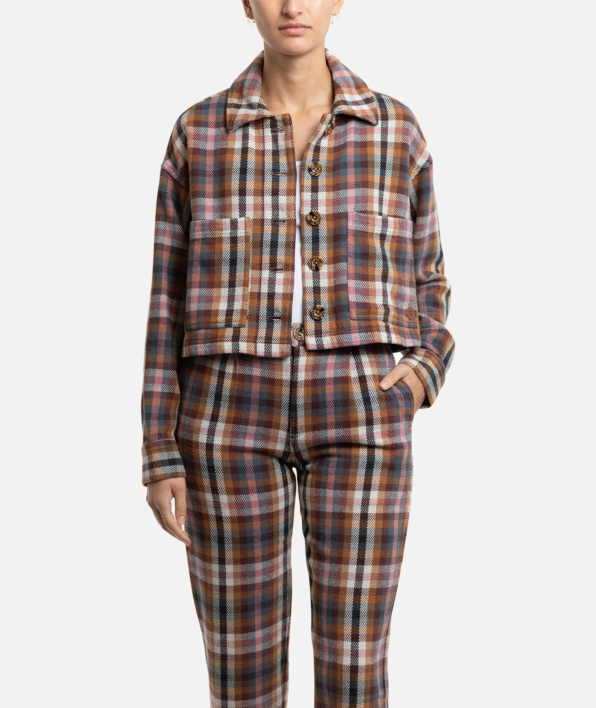 Shoreline Flannel Jacket - Pink Everyday Style Trend kids'