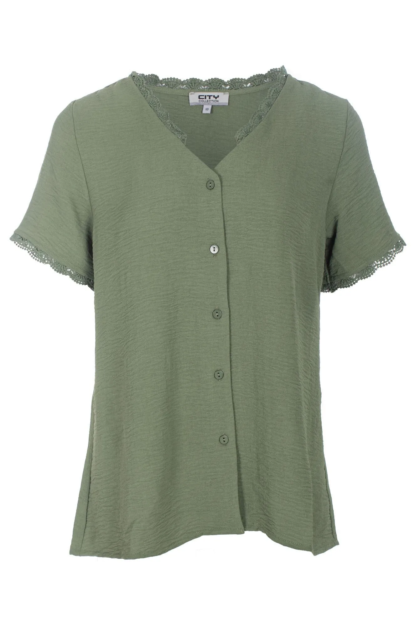 Short Sleeve Blouse | PESTO | 7361C1 anti static coating