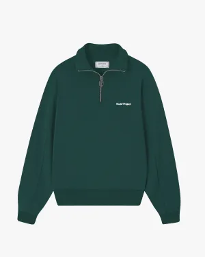 Origins Quarter-Zip Green Layer Up Work Wear