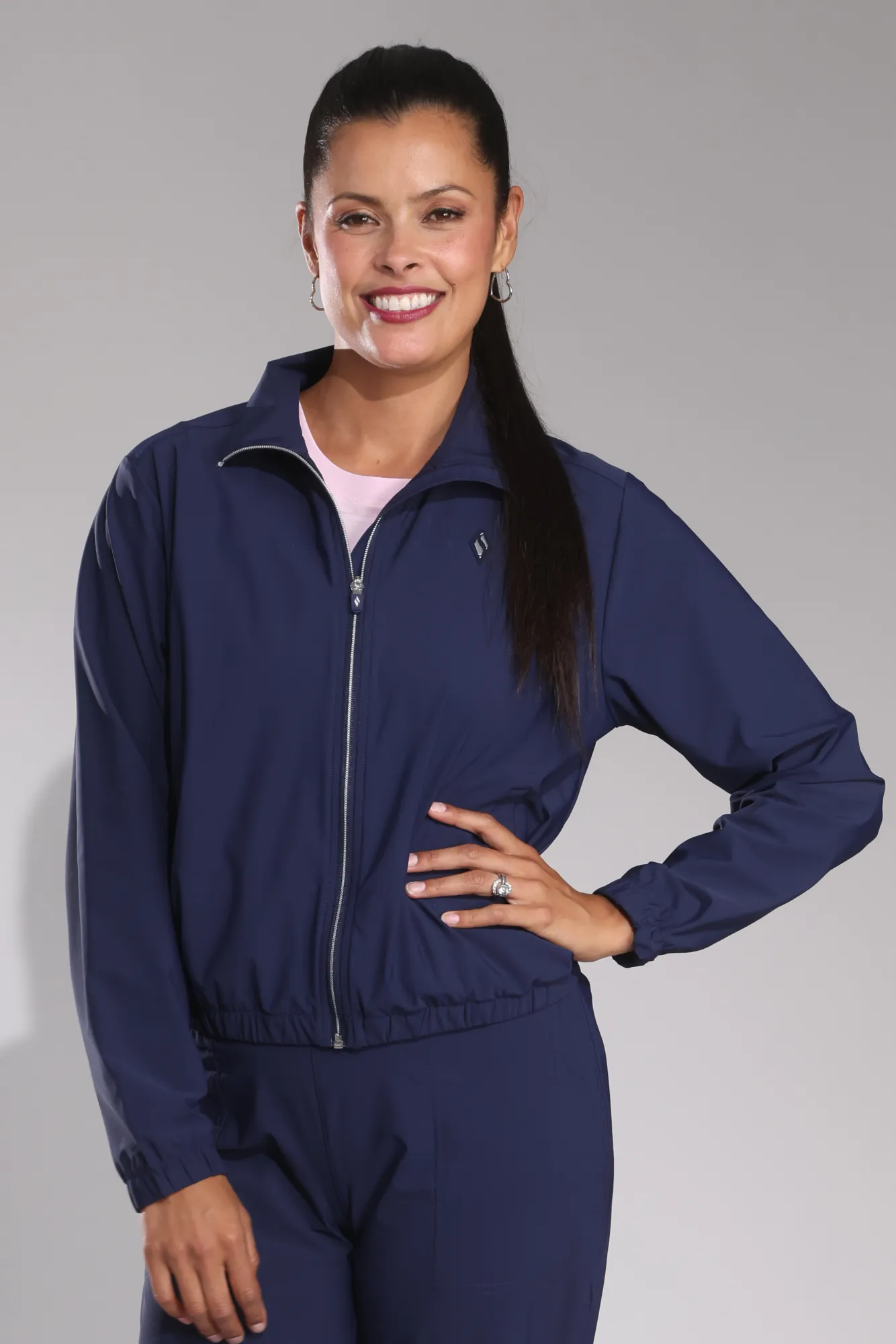 Snag Free Zipper Technology Temperature Regulating Tech Jacket | Blue Iris | 0803B1