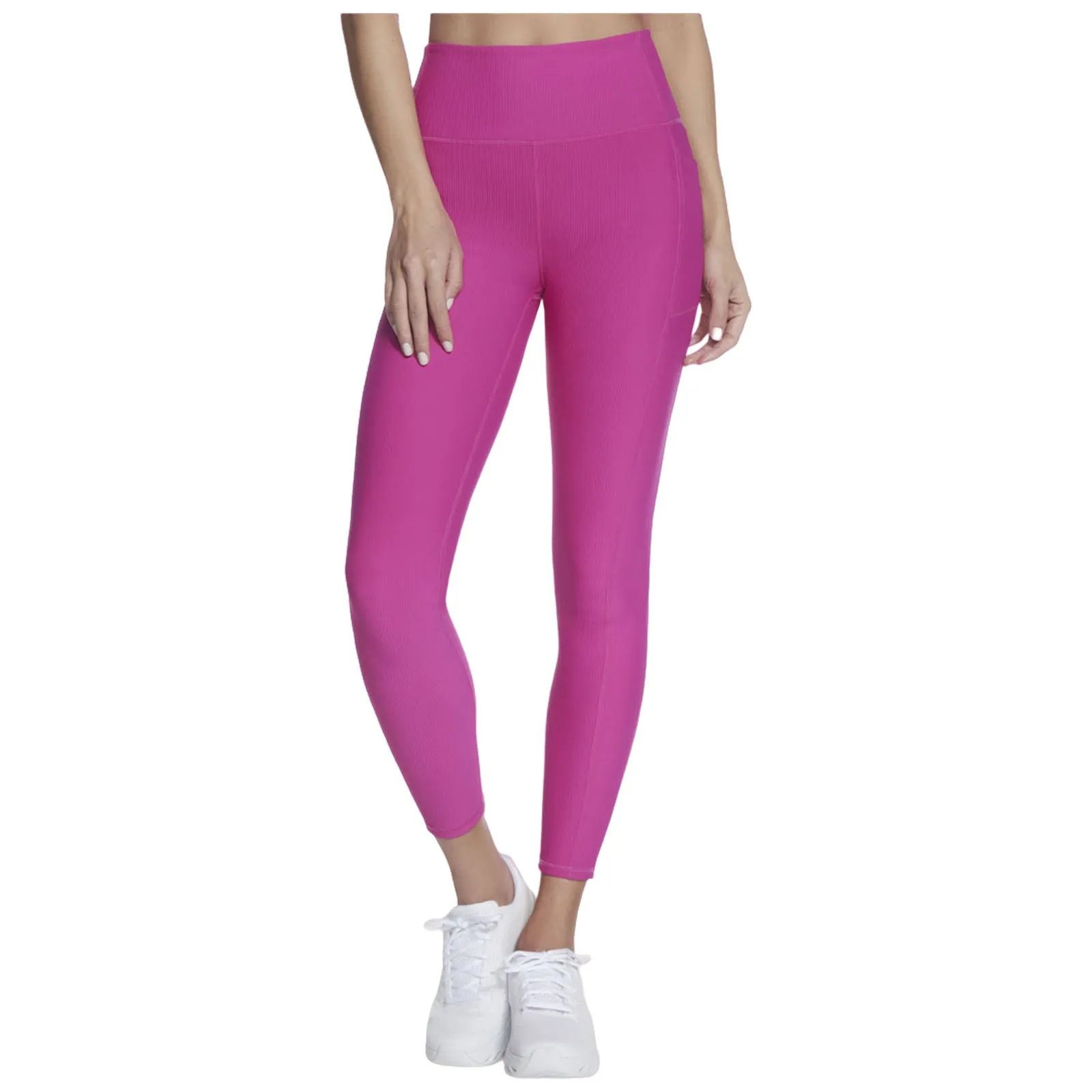 Skechers Ladies GO FLEX RIB High-Waisted Leggings Work Commute Breathable Fabric