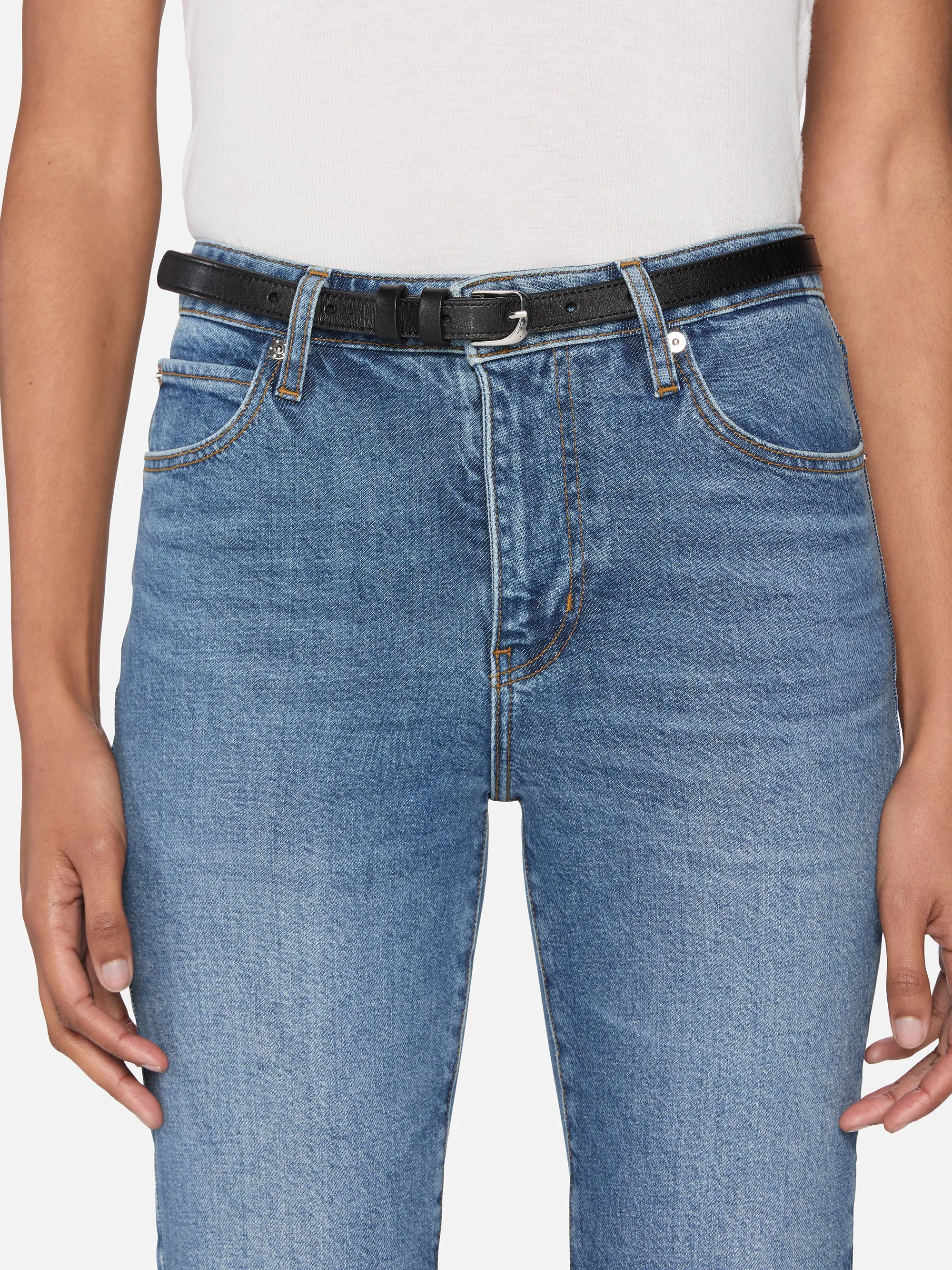 Classic Cut Performance Comfort The Ruler Crop -- Stash Destructed Fray