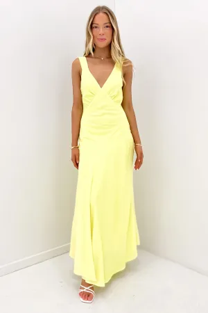 Pure Aesthetic Ramona Maxi Dress Yellow