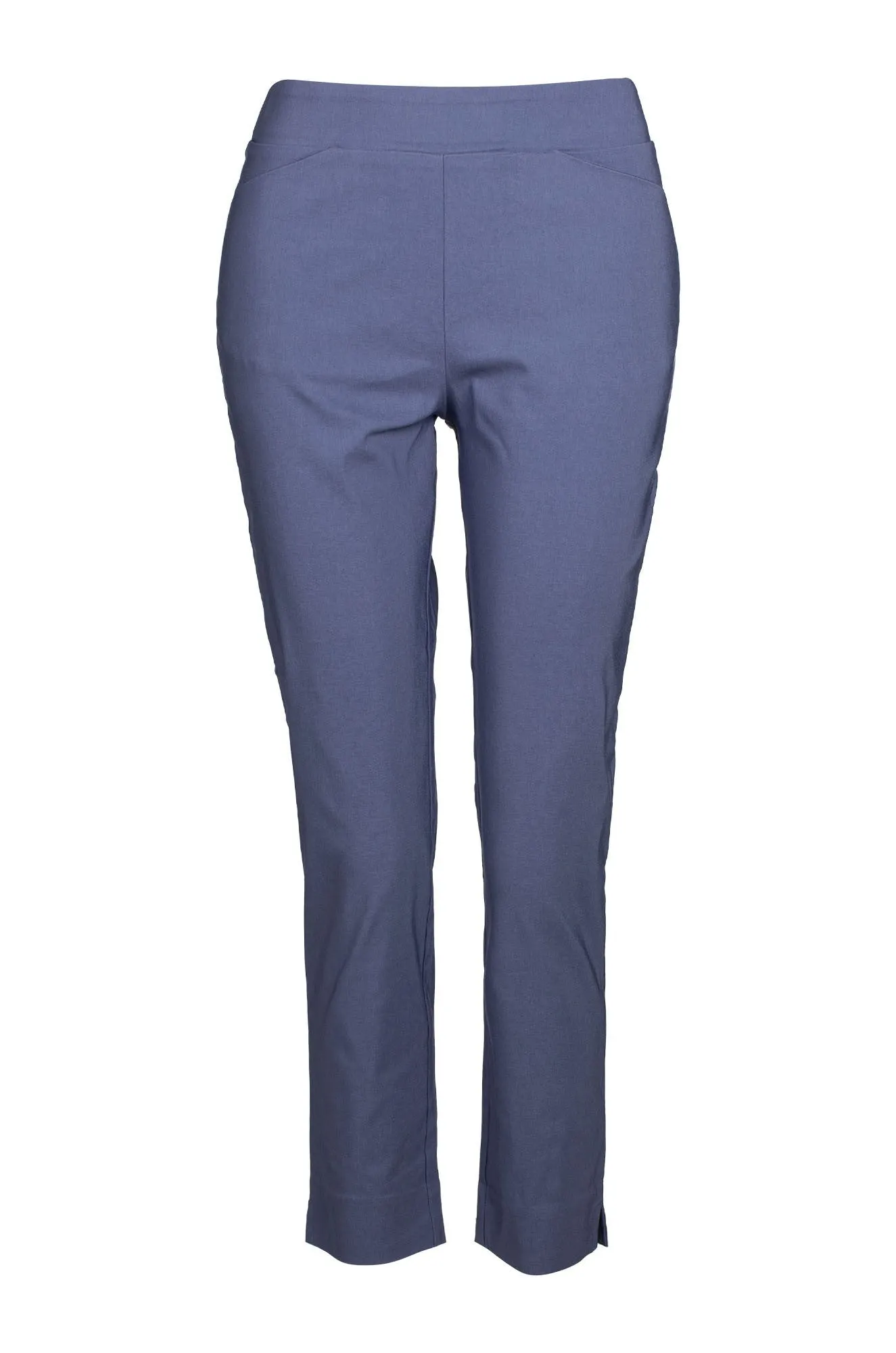 Platinum Bengaline Capri Pants | LAVENDER | 6305C1 ExpandableSidePanels