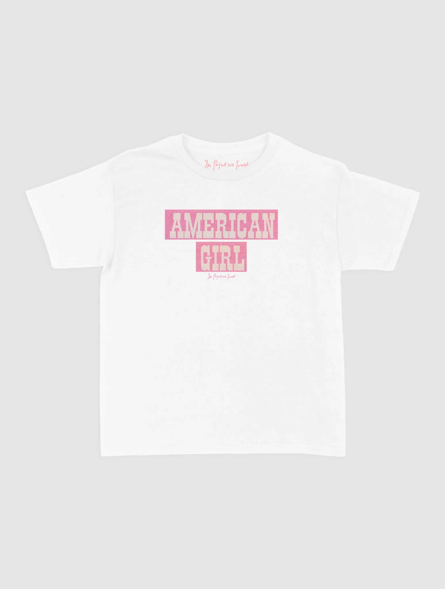 Moisture wicking american girl baby tee