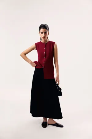 SLEEVELESS KNITTED TOP Smooth Seam