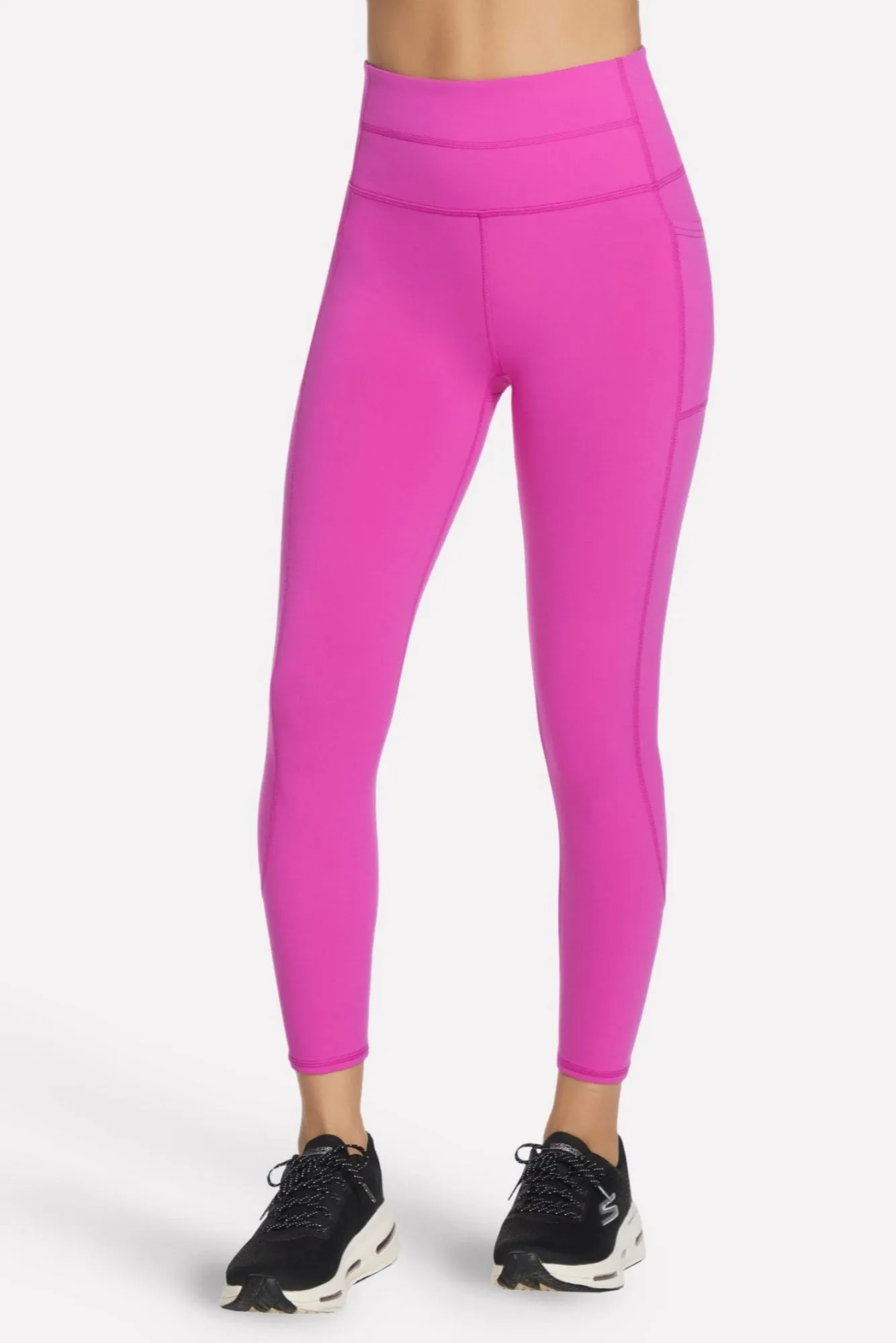 7/8 Leggings | DEEP FUCHSIA | 0813B1 Double Layer Dance Practice Maternity Wear Wrinkle Resistant