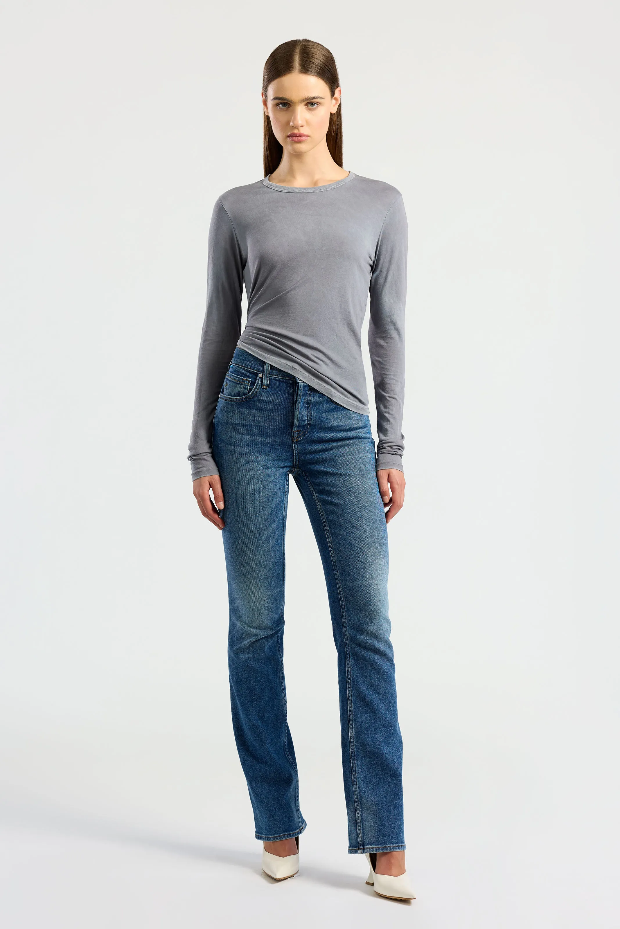 Standard Long Sleeve Shirt Vintage Wash Kids clothing