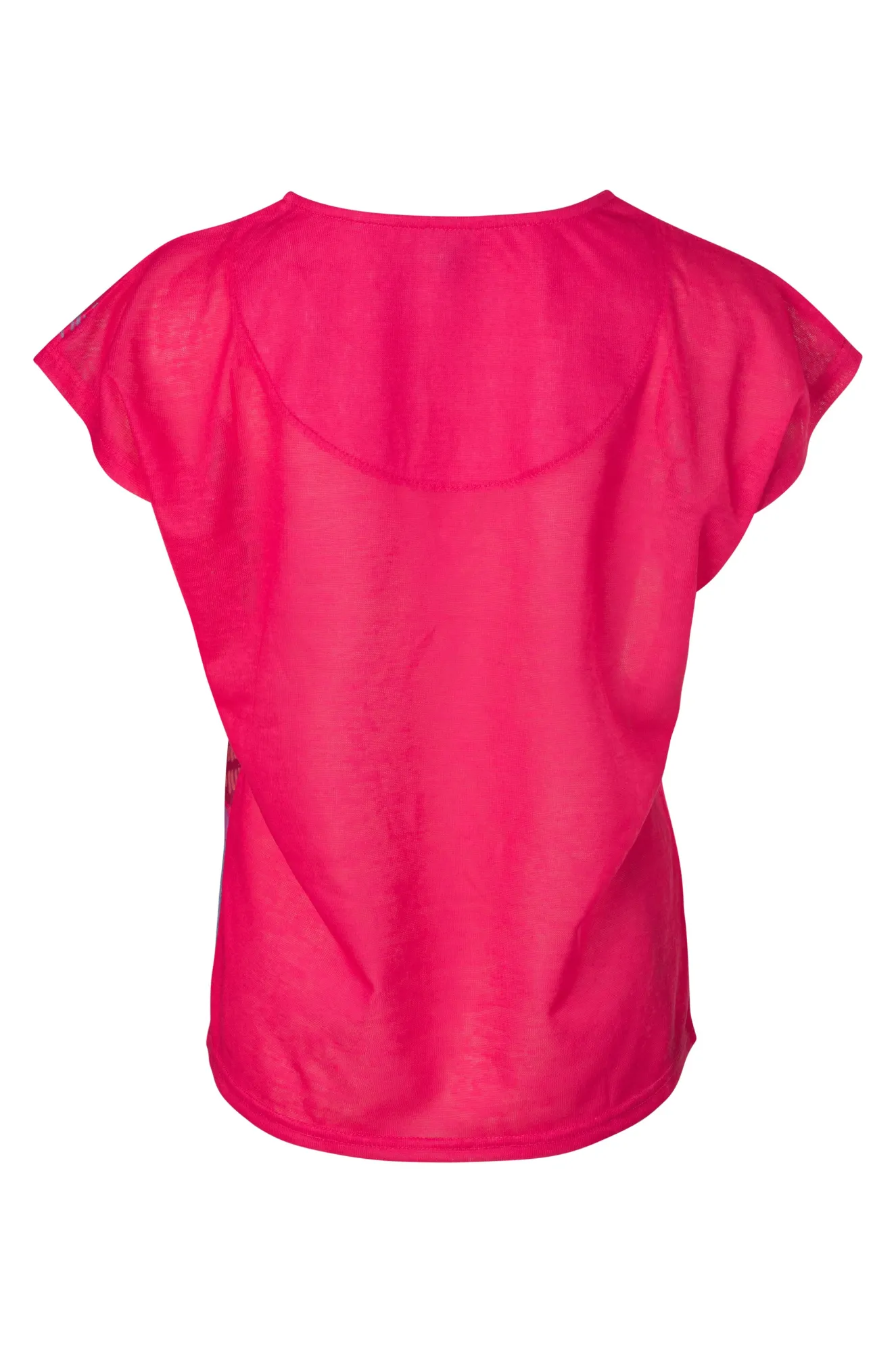 Slub Top with diamante detail | Cerise Palms | 6796A1 Wonder Fit Comfort Design
