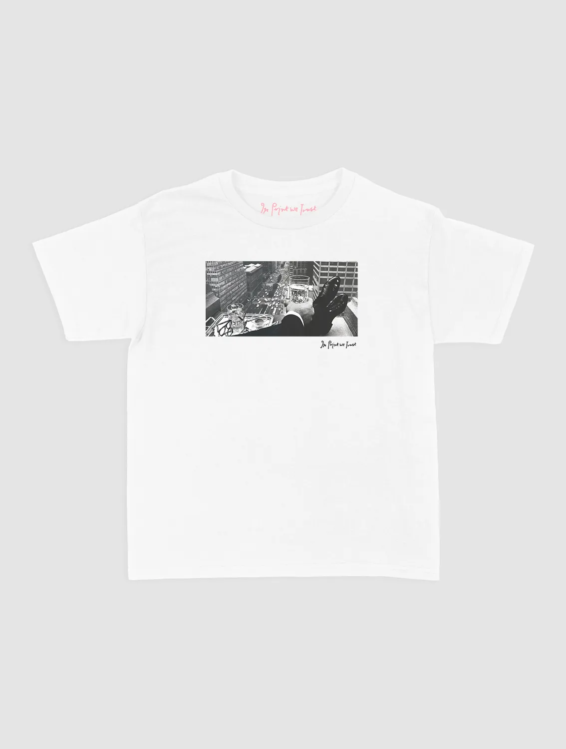 LayeredSleeveConstruction wall street baby tee