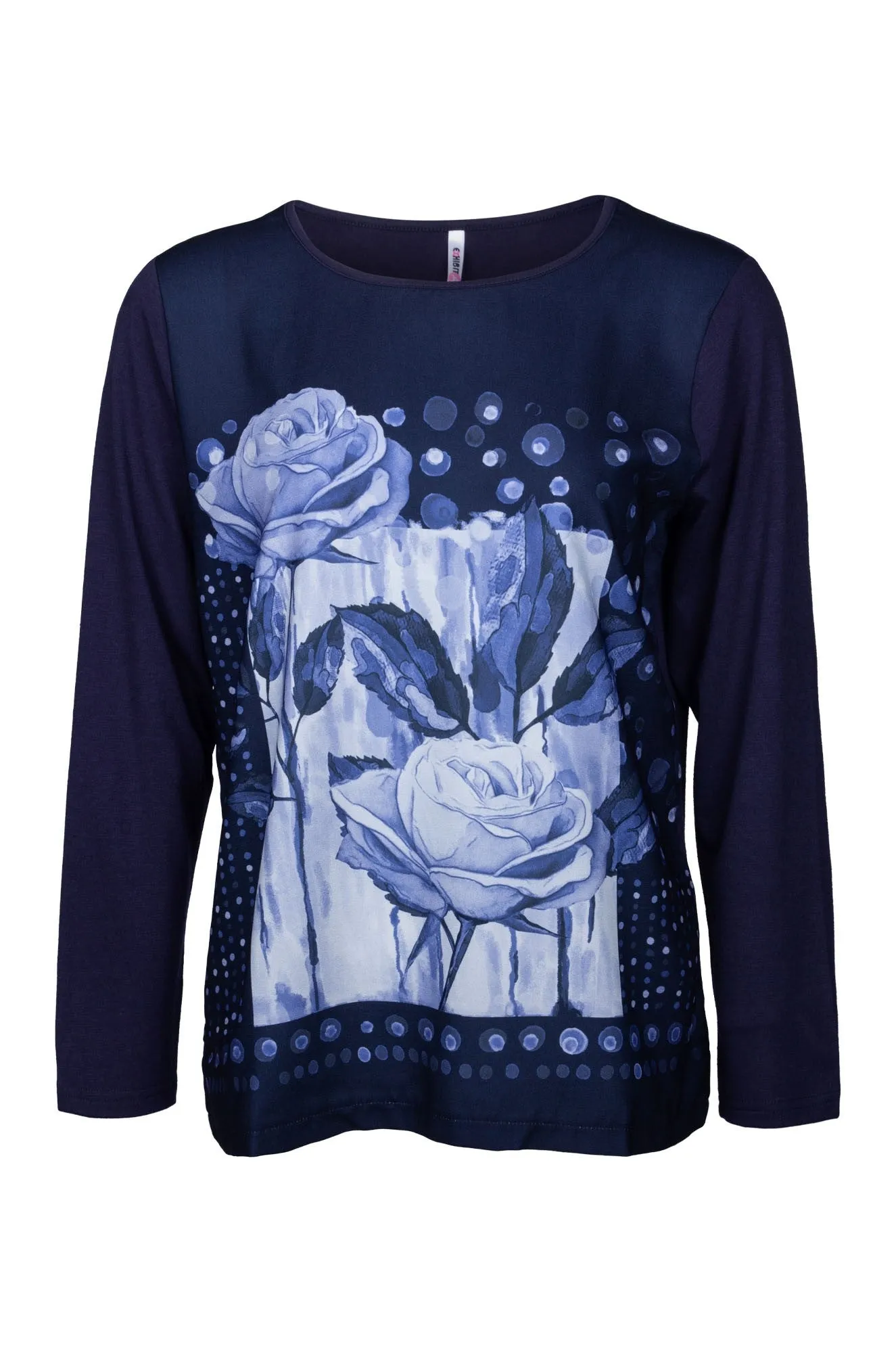 Multi-Purpose Wear Top | Indigo Navy Flower | 3591B1