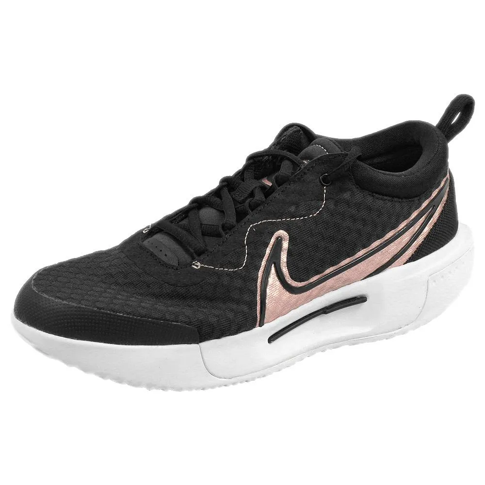 Nike Women's Court Zoom Pro - Black/Metallic Red Bronze Stable Structure