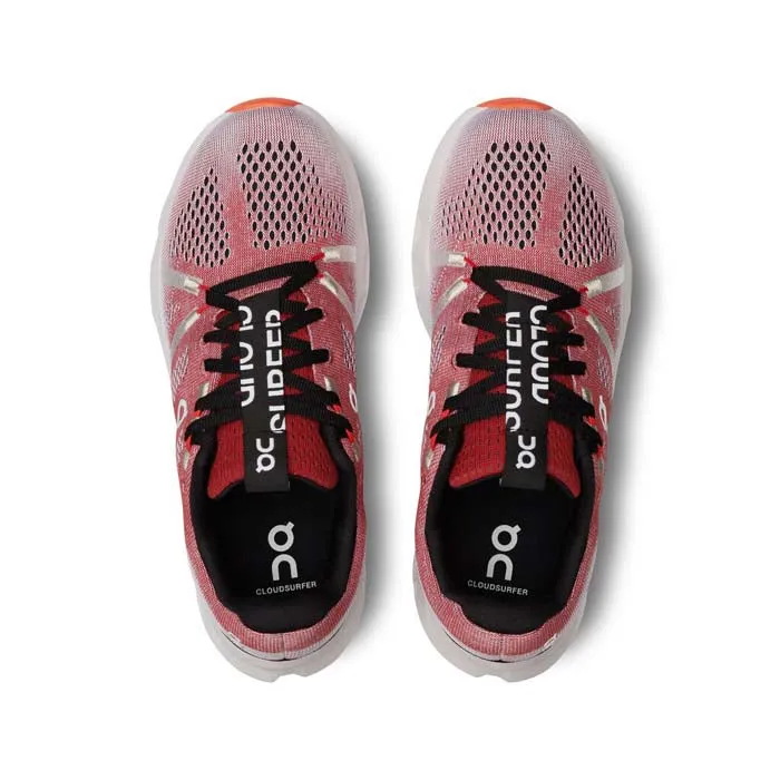 Womens On Running Cloudsurfer in Auburn/Frost Ultra Durable Tread Pattern