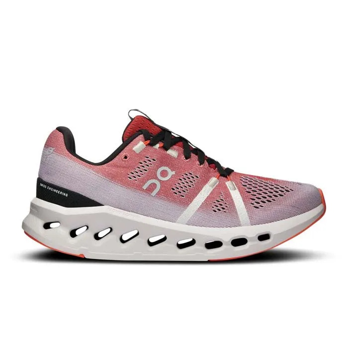 adapt to different paces Womens On Running Cloudsurfer in Auburn/Frost