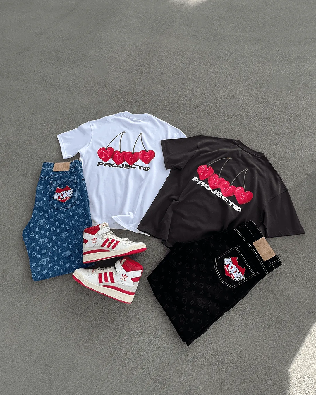 Clear Glow Cherry Tee White