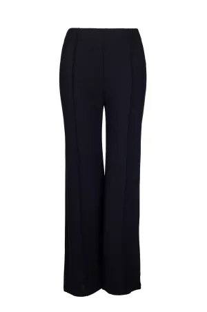 Short Stretch Crepe Pants | Black | 8225B1 Fitted Style