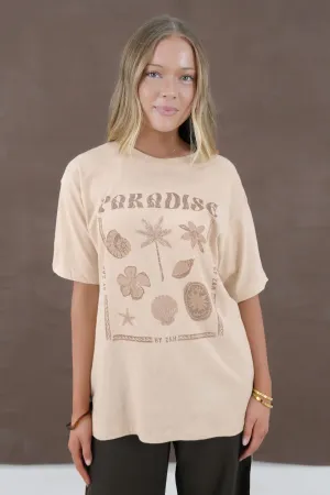 Nalu Tee Beige Essential Top