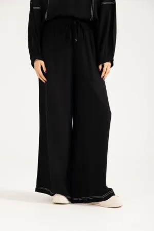 WIDE LEG TROUSER Anti Odor Technology Flattering Design Wear