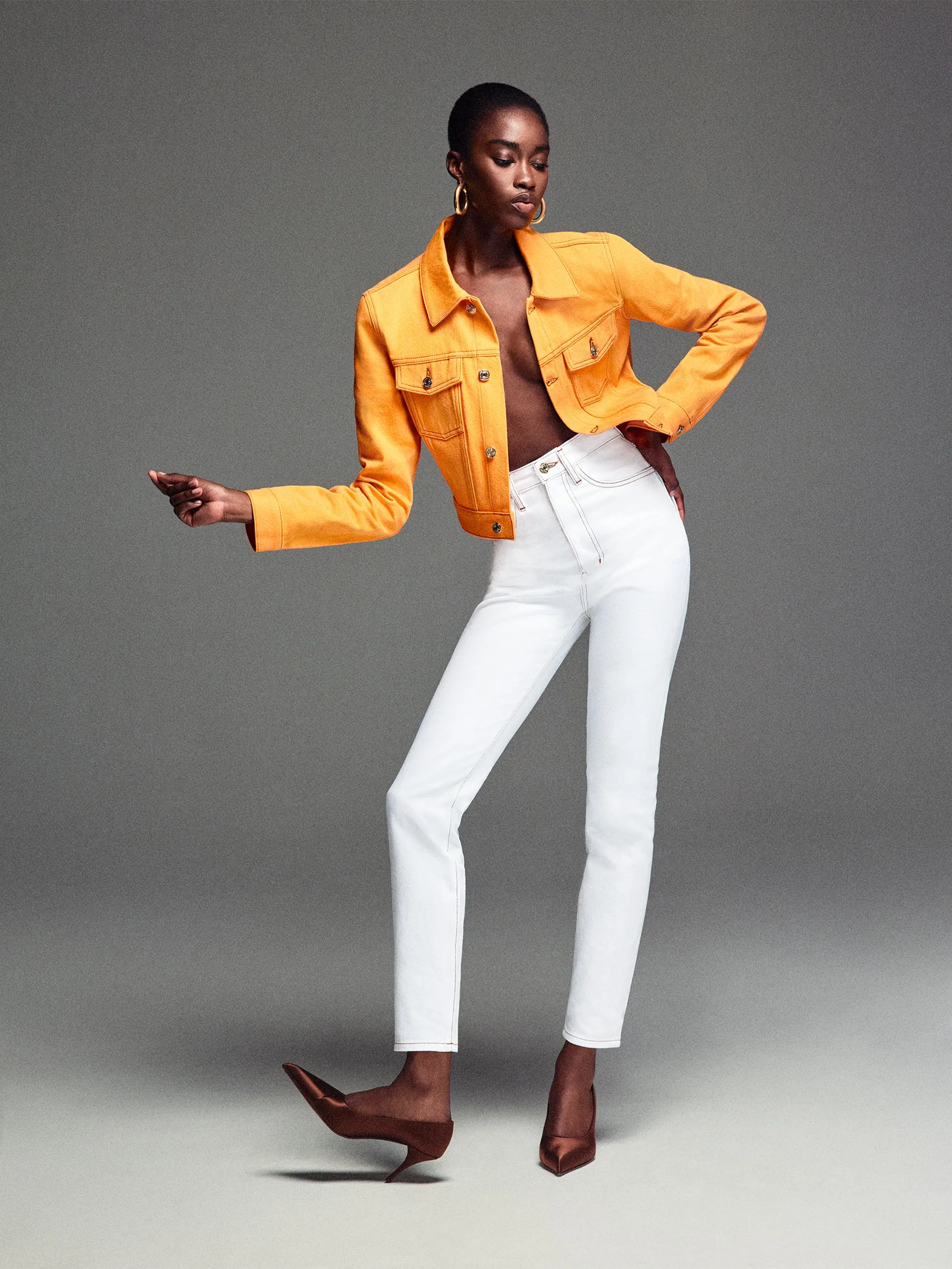 Distressed finish The Taper -- White